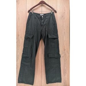 Zara Black Cargo Pants Utility Style Womens‎ Size 6